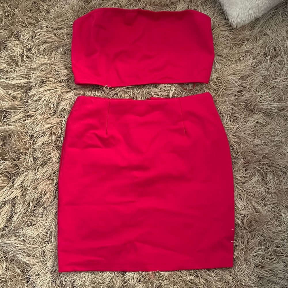 By the way pink two piece set